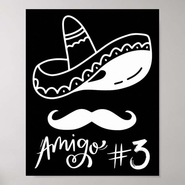 Póster El grupo Amigo #3 mexicano coincide con Cinco De M (Frente)
