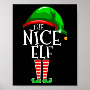 Póster El grupo Nice Elf coincide con los Navidades famil