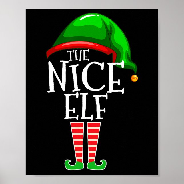Póster El grupo Nice Elf coincide con los Navidades famil (Frente)