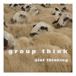 Póster El grupo piensa
