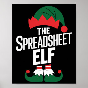 Póster El grupo Spreadsheet Elf que coincide con la famil