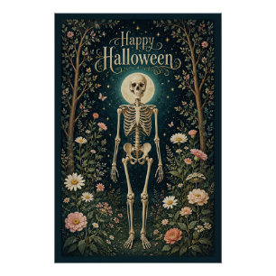 Póster El Guardián del Jardín a la Luz de la Luna