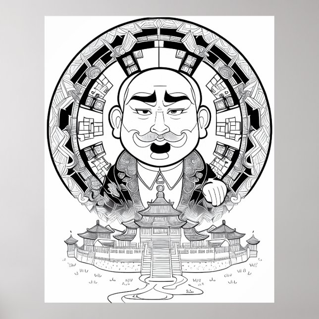 Póster El guardián del lugar sagrado (Frente)