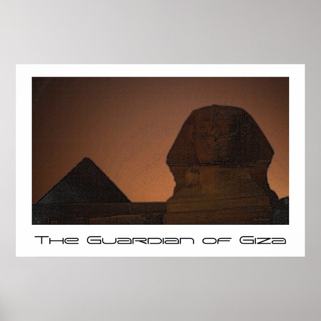 Póster El Guardián del Poster de Giza (Frente)