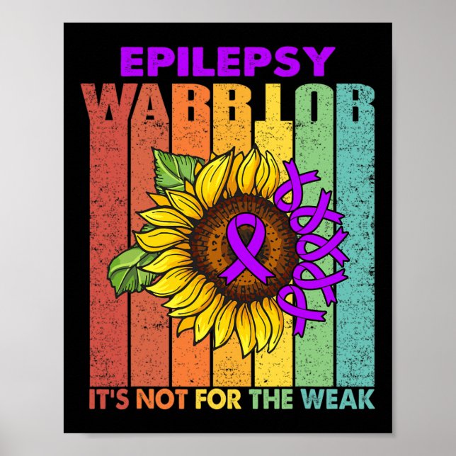 Póster El guerrero de la epilepsia no es para débiles (Frente)