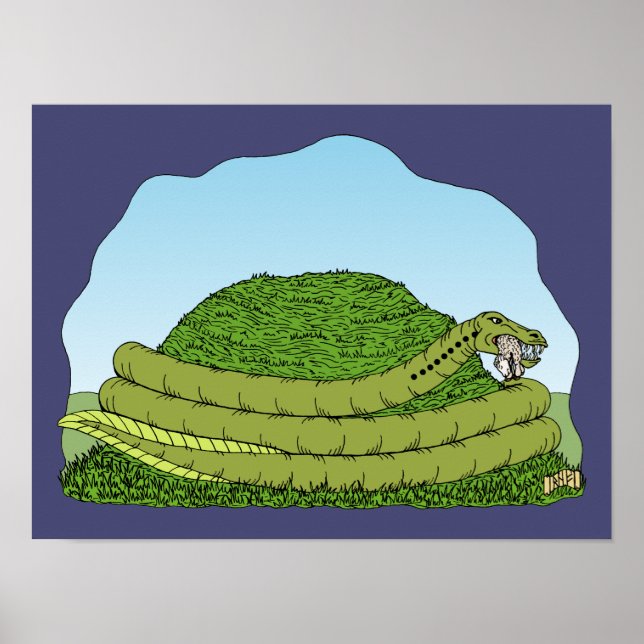 Póster El Gusano de Lambton (Frente)