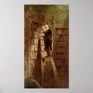 Póster El gusano de los libros