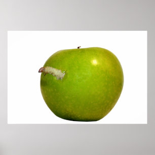Póster El gusano en la manzana