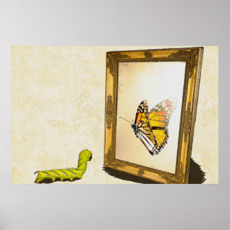 Póster ¡El gusano y el espejo!