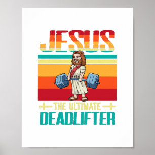 Póster El Gymer Vintage Jesús El Último Merry De La Muert