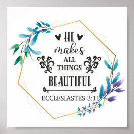 Póster Él Hace Todas Las Cosas Hermosas