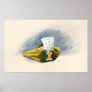 Póster El Hackle Blanco