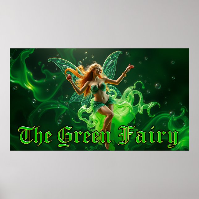 Póster El Hada Verde Absinthe (Frente)