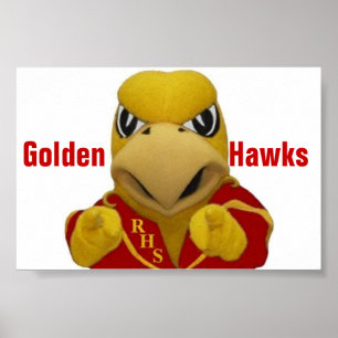 Póster El halcón de oro de Rogers vistió la mascota