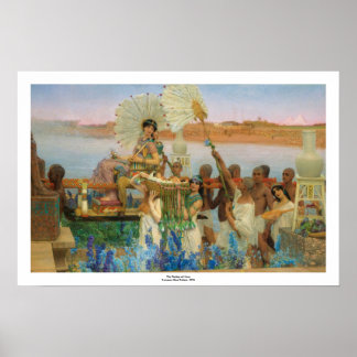 Póster El hallazgo de Moses (preciso) ~ Alma-Tadema
