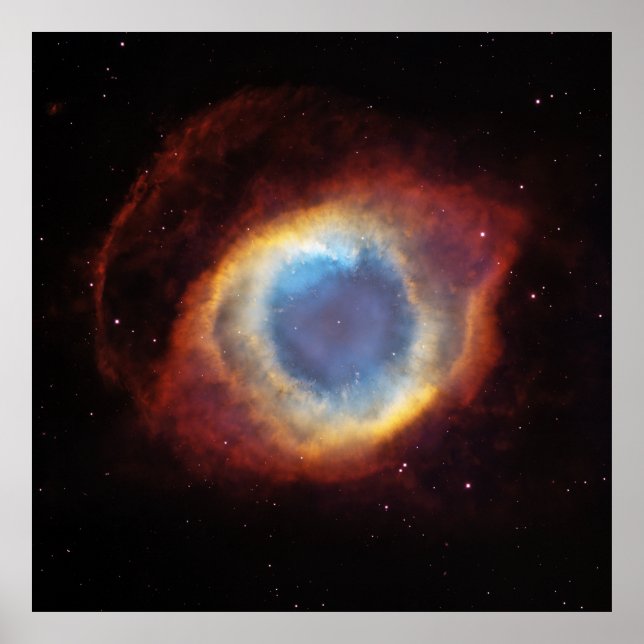 Póster El Helix Nebula NGC 7293 Caldwell 63 (Frente)