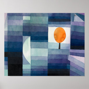 Póster El Heraldo de Otoño Paul Klee