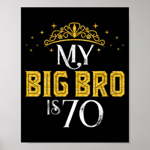 Póster El hermano mayor de la mujer tiene 70 años feliz 7