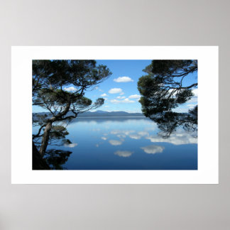 Póster El hermoso cielo azul