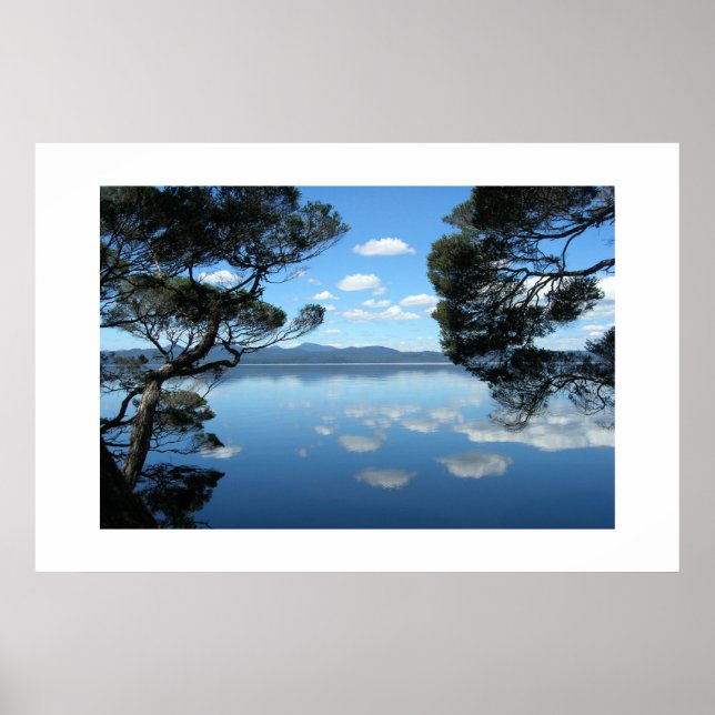 Póster El hermoso cielo azul (Frente)