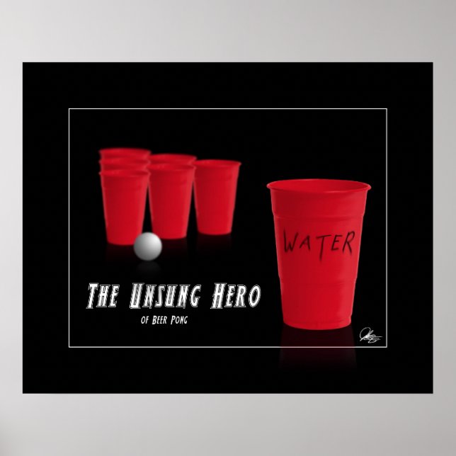 Póster El héroe desconocido de Beer Pong (Frente)