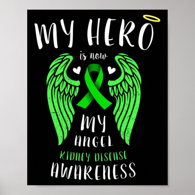 Póster El héroe es ahora mi ángel - recuerdo de la enferm (Frente)