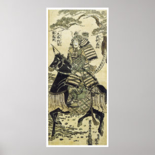 Póster El héroe guerrero (lienzo)