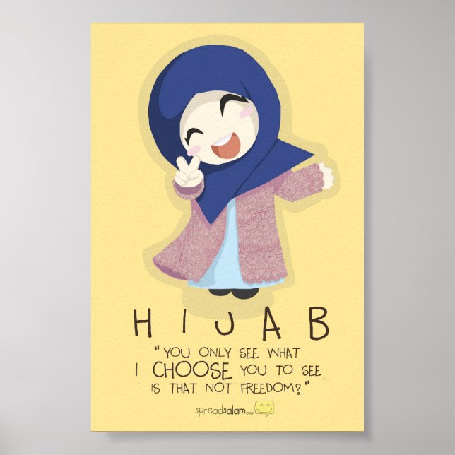 Póster El hiyab es libertad (Frente)