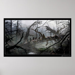 Póster EL HOBBIT : DESOLACIÓN DEL Concepto SMAUG™ Art. 4