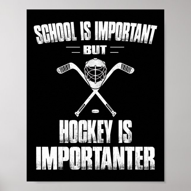 Póster El hockey divertido es un regalo importante para h (Frente)