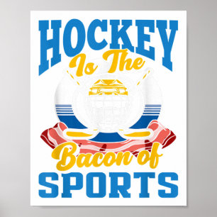 Póster El hockey es la estafa de los deportes divertido c