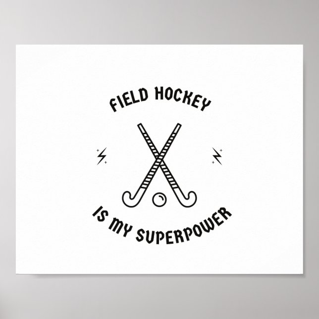 Póster El hockey es mi superpotencia (Frente)