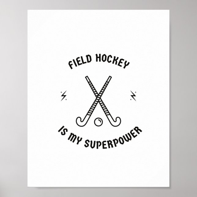 Póster El hockey es mi superpotencia (Frente)