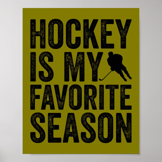 Póster El hockey es mi temporada favorita (Frente)