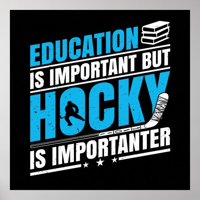 Póster El hockey gracioso es importante (Frente)