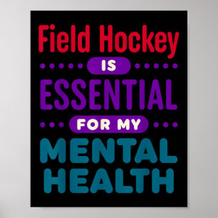 Póster El hockey sobre hierba es esencial para la diversi