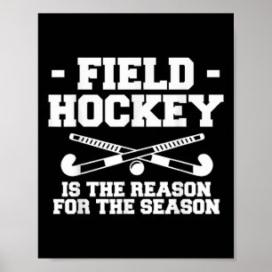 Póster El hockey sobre hierba es la razón de la temporada