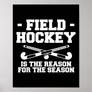Póster El hockey sobre hierba es la razón de la temporada