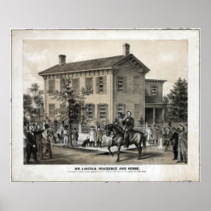 Póster El hogar de Abraham Lincoln