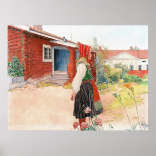 Póster El hogar de Falun en Suecia de Carl Larsson
