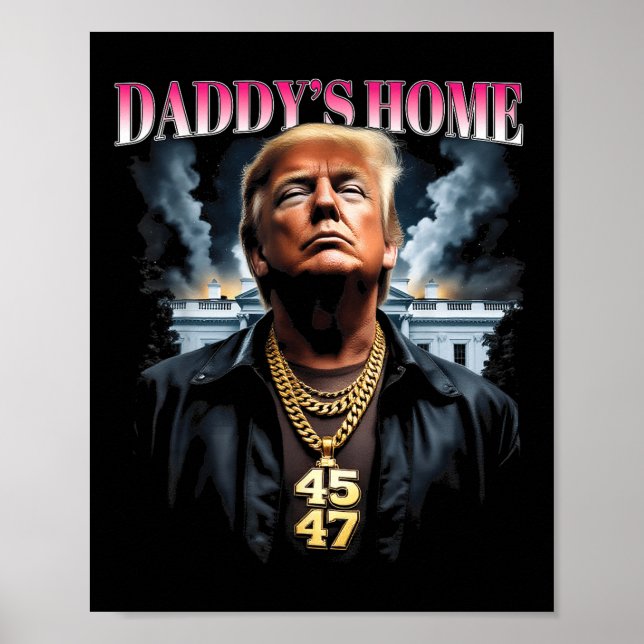 Póster El hogar de papá Trump (Frente)