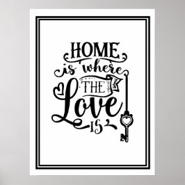 Póster El hogar es donde está el amor