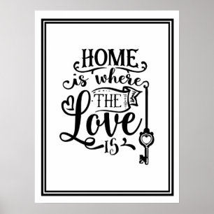 Póster El hogar es donde está el amor