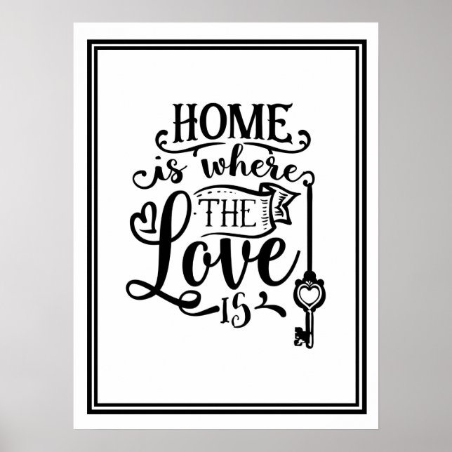 Póster El hogar es donde está el amor (Frente)