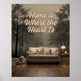 Póster El hogar es donde está el corazón