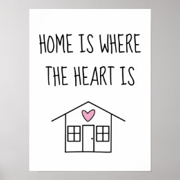 Póster El hogar es donde está el corazón