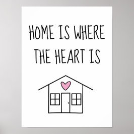 Póster El hogar es donde está el corazón