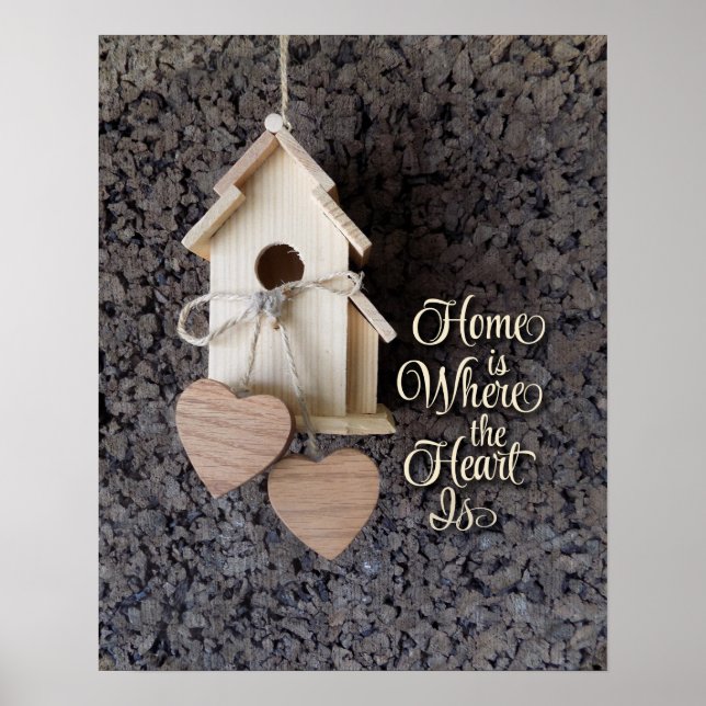 Póster "El hogar es donde está el corazón" poster (Frente)