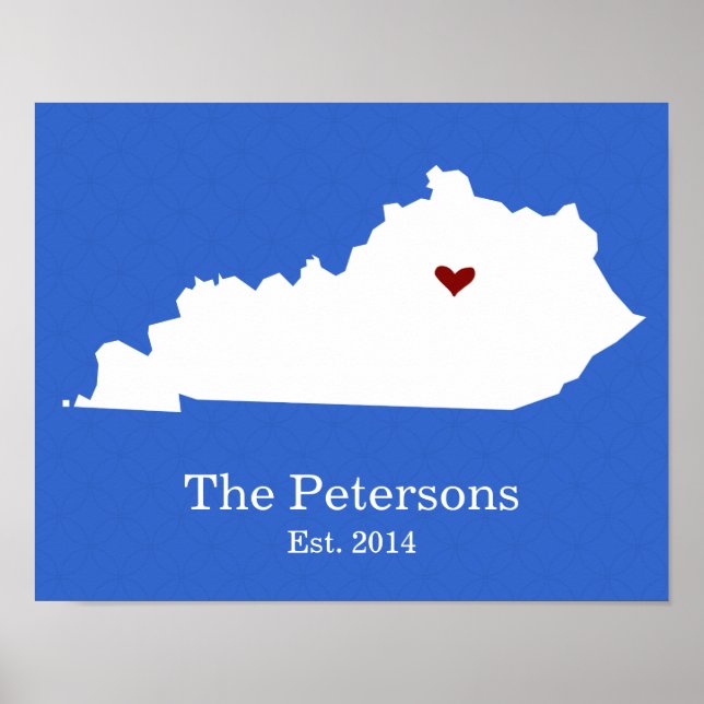 Póster El hogar es donde está tu corazón - Kentucky (Frente)