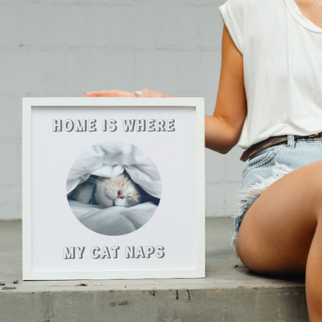 Póster El hogar es donde mi gato toma una siesta personal (Subido por el creador)